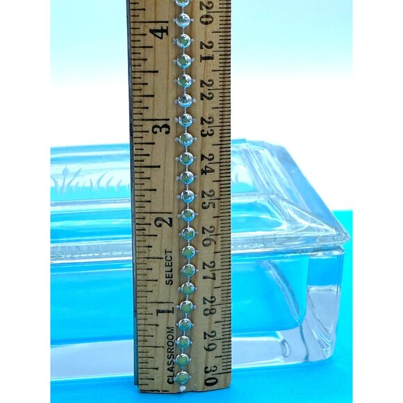 Dorothy Thorpe Trinket Etched Flying Bird /Duck Glass Box Jewelry/Cigarette Box - Picture 7 of 9